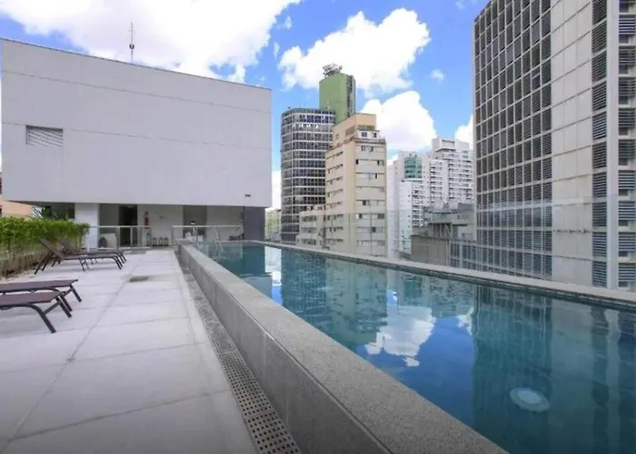 Studio Andar Alto, Centro/Piscina, 1112